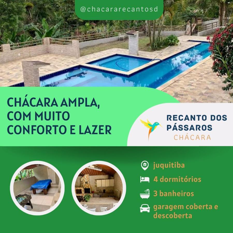 Chacara Recanto Dos Passaros Bairro das Rosas Bagian luar foto